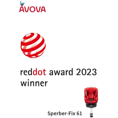 Autosedačka AVOVA Sperber-fix 61 2022 Maple Red
