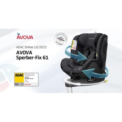 Autosedačka AVOVA Sperber-fix 61 2022 Koala Grey