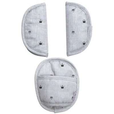 Chránič pásu Universal Pads Light Grey Crowns