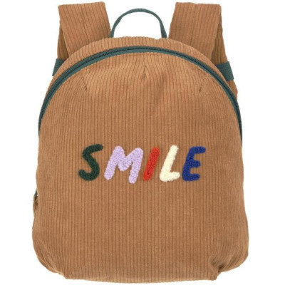 Lässig KIDS Tiny Backpack Cord Little Gang Smile caramel