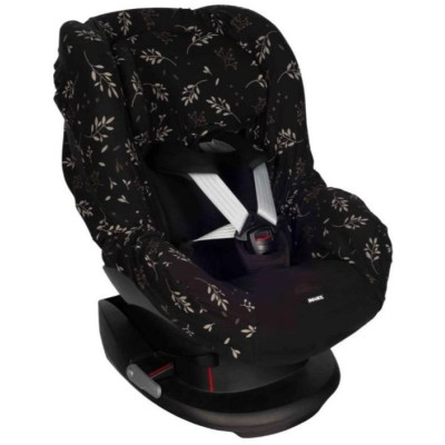Potah na autosedačku Seat Cover Group1 Romantic Leaves Black