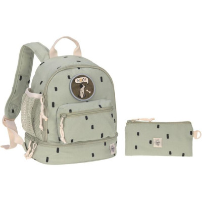 LÄSSIG KIDS LÄSSIG Car Wrap-to-Go Happy Prints light olive