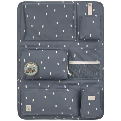 LÄSSIG KIDS LÄSSIG Car Wrap-to-Go Happy Prints midnight blue