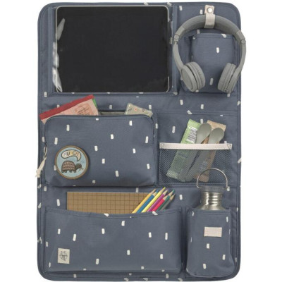 LÄSSIG KIDS LÄSSIG Car Wrap-to-Go Happy Prints midnight blue