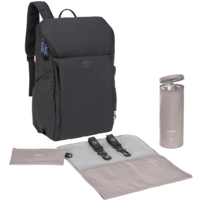 LÄSSIG FAMILY LÄSSIG Green Label Slender Up Backpack black