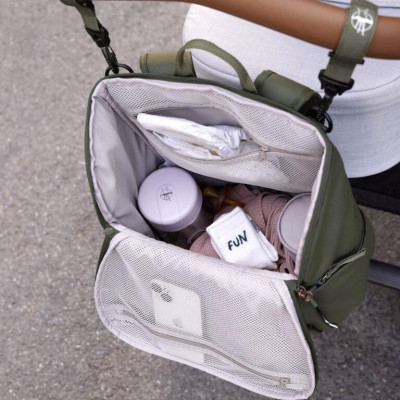 Lässig FAMILY LÄSSIG Green Label Slender Up Backpack olive