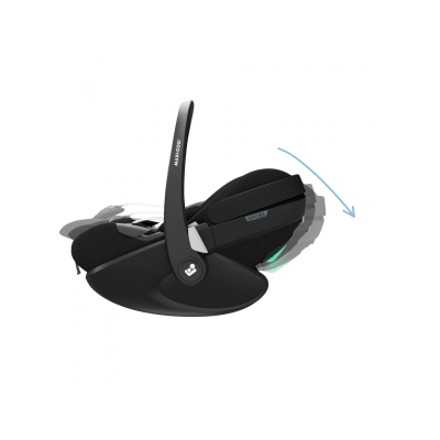 Pebble 360 Pro 2 autosedačka Essential Black + základna FamilyFix 360 Pro