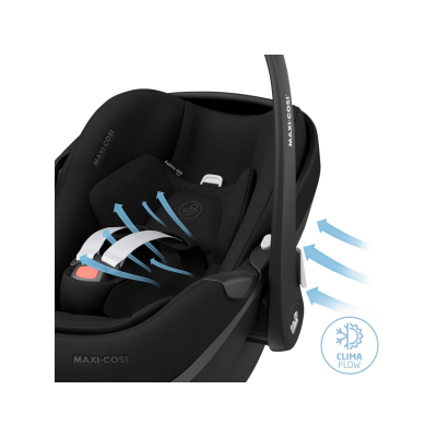 Pebble 360 Pro 2 autosedačka Essential Black + základna FamilyFix 360 Pro