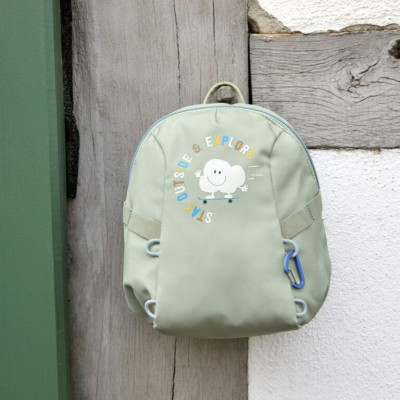 LÄSSIG KIDS LÄSSIG Tiny Backpack Outdoor 2025 cloud light khaki
