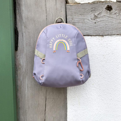 LÄSSIG KIDS LÄSSIG Tiny Backpack Outdoor 2025 rainbow pastel lilac