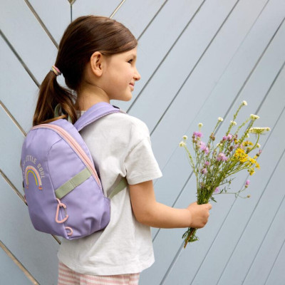 LÄSSIG KIDS LÄSSIG Tiny Backpack Outdoor 2025 rainbow pastel lilac