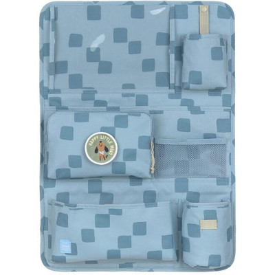 LÄSSIG KIDS LÄSSIG Car Wrap-to-Go Pattern Party blue