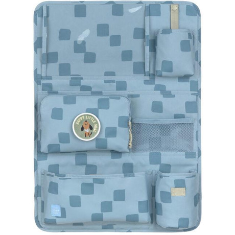 LÄSSIG KIDS LÄSSIG Car Wrap-to-Go Pattern Party blue