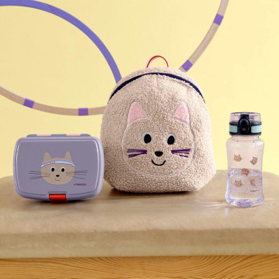 LÄSSIG KIDS LÄSSIG Lunchbox Tiny Team cat