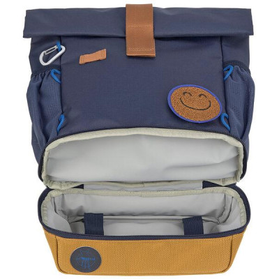 LÄSSIG KIDS LÄSSIG Mini Rolltop Backpack Little Gang navy