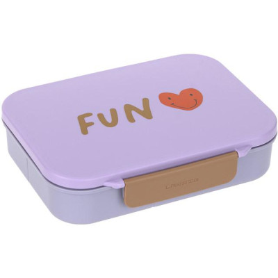 LÄSSIG KIDS LÄSSIG Lunchbox Bento Little Gang heart lilac