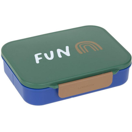 LÄSSIG KIDS LÄSSIG Lunchbox Bento Little Gang rainbow green