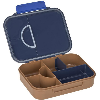 LÄSSIG KIDS LÄSSIG Lunchbox Bento Little Gang smile navy