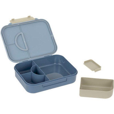 LÄSSIG KIDS LÄSSIG Lunchbox Bento Pattern Party blue/green