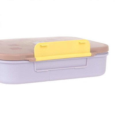 LÄSSIG KIDS LÄSSIG Lunchbox Bento Pattern Party rose/lilac