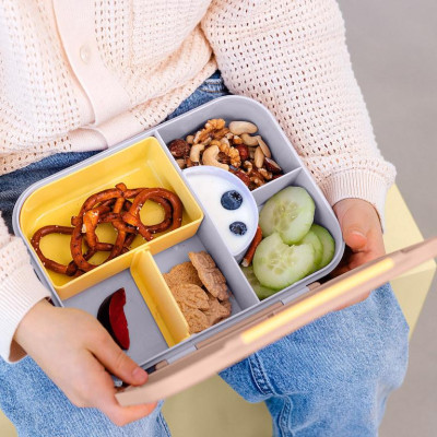 LÄSSIG KIDS LÄSSIG Lunchbox Bento Pattern Party rose/lilac