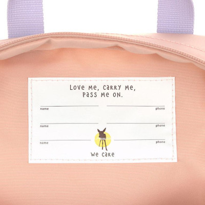 LÄSSIG KIDS LÄSSIG Mini Square Backpack Little Gang cherry peach