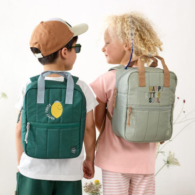LÄSSIG KIDS LÄSSIG Mini Square Backpack Little Gang cherry peach