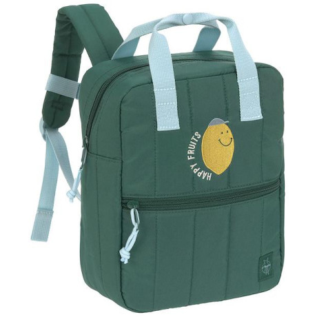 LÄSSIG KIDS LÄSSIG Mini Square Backpack Little Gang lemon dark green