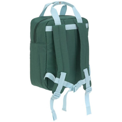 LÄSSIG KIDS LÄSSIG Mini Square Backpack Little Gang lemon dark green