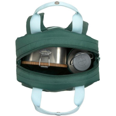 LÄSSIG KIDS LÄSSIG Mini Square Backpack Little Gang lemon dark green