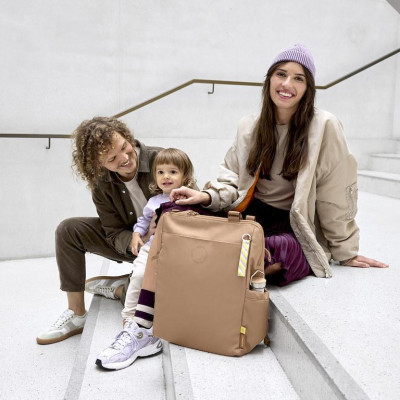 LÄSSIG FAMILY LÄSSIG Green Label Conversion Backpack almond