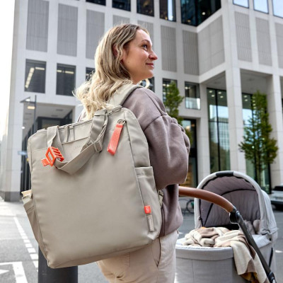 LÄSSIG FAMILY LÄSSIG Green Label Conversion Backpack beige