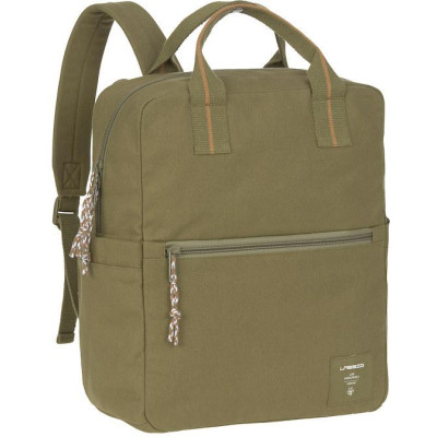 LÄSSIG FAMILY LÄSSIG Green Label Little One & Me Square Backpack Big Gots 2025 olive