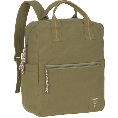 LÄSSIG FAMILY LÄSSIG Green Label Little One & Me Square Backpack Big Gots 2025 olive