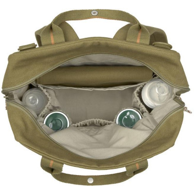 LÄSSIG FAMILY LÄSSIG Green Label Little One & Me Square Backpack Big Gots 2025 olive