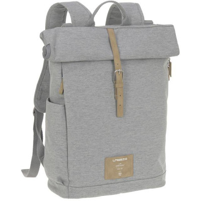 LÄSSIG FAMILY LÄSSIG Green Label Rolltop Backpack 2023 grey mélange - Limited Edition