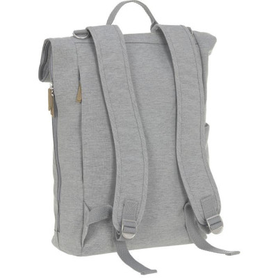LÄSSIG FAMILY LÄSSIG Green Label Rolltop Backpack 2023 grey mélange - Limited Edition