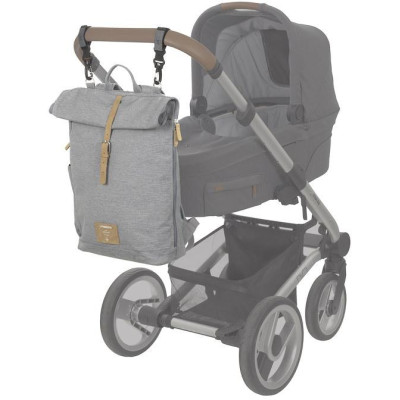 LÄSSIG FAMILY LÄSSIG Green Label Rolltop Backpack 2023 grey mélange - Limited Edition