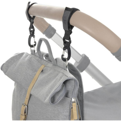 LÄSSIG FAMILY LÄSSIG Green Label Rolltop Backpack 2023 grey mélange - Limited Edition