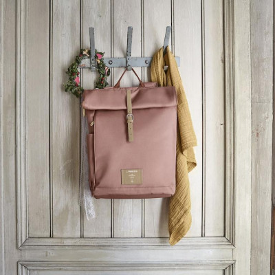 LÄSSIG FAMILY LÄSSIG Green Label Rolltop Backpack 2023 grey mélange - Limited Edition