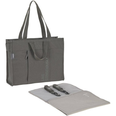 LÄSSIG FAMILY LÄSSIG Green Label Tote Up Bag 2024 anthracite