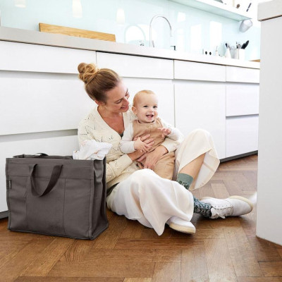 LÄSSIG FAMILY LÄSSIG Green Label Tote Up Bag 2024 anthracite