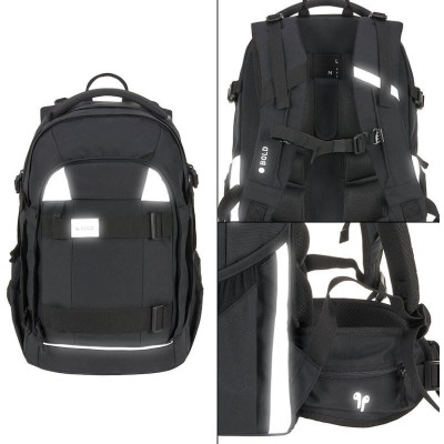 LÄSSIG SCHOOL LÄSSIG School Backpack Origin Bold black