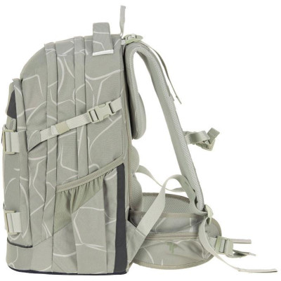 LÄSSIG SCHOOL LÄSSIG School Backpack Origin Bold curve sage