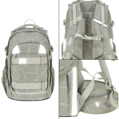 LÄSSIG SCHOOL LÄSSIG School Backpack Origin Bold curve sage